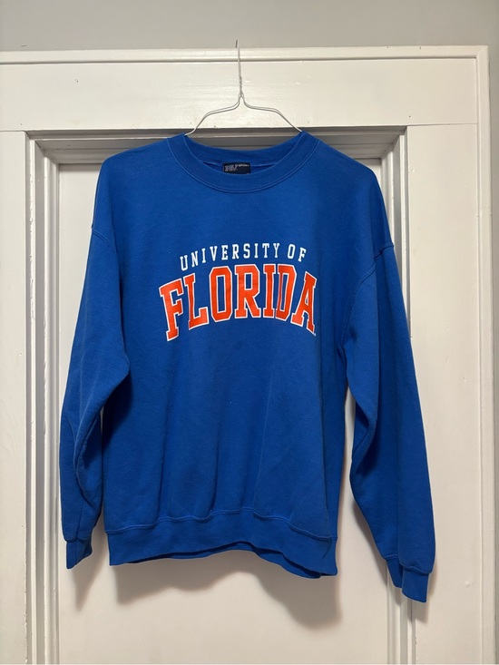 MV Sport Other - Vintage MV Sport Royal Blue Crewneck with Orange and White Chest Print